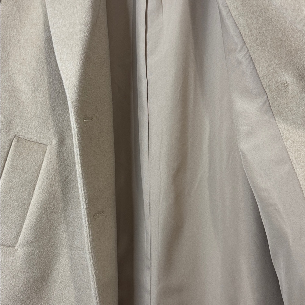 Ann Taylor Cocoon Coat Double Breasted Relaxed Oversized Small - Picture 6 of 12